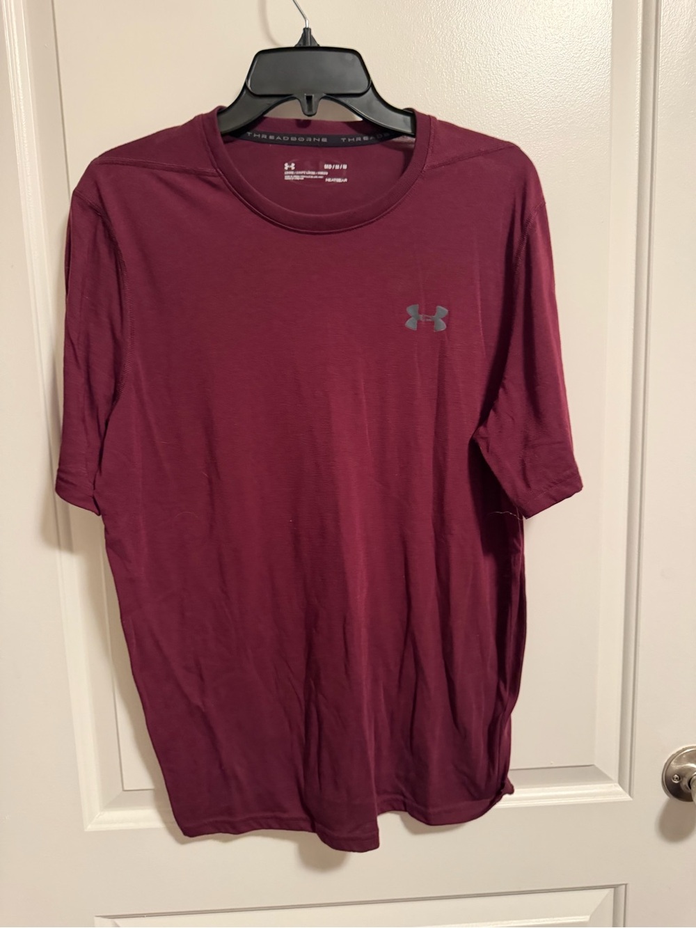 Under Armour Men’s Maroon Short-Sleeve Athletic Tee